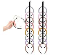 Haarband Aufbewahrung 2 Stück Elastisch Multifunktional Wandhalter | Haarreifen Organizer für Damen Frauen Teenager Kleiderschrank Schlafzimmer Badezimmer Wohnheim Ordnung