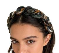 Haarband Mädchen - 16cm Stirnband Mit Zähnen, Rutschfestes Haaraccessoire, Garnumwickelt, Teenager Damen | Modisch Elegant, Sicherer Sitz, Alltag Reise Party,