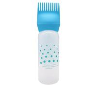 Haarfärbeflasche - 6,7 Zoll Haaröl Applikator Flasche | Kunststoff Haarpflege Flasche - Praktische Dosierflasche mit Massagebürste für gleichmäßiges Auftragen von Haaröl Shampoo oder Farbe