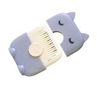 Haarschneidekamm - Pony Trimmer | Kinder Ponyy Trimmwerkzeug | Doppelseitiger Splissentferner für Teens Erwachsene Frauen Mädchen, Tragbares Haarschneide-Tool, Rosa Grün, 1er-Pack, Sicher, DIY