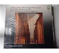 HAAS Joseph; HOLLER Karl; HINDEMITH Paul (Germania) - HINDEMITH, Paul: Organ Sonata nr.2 (1937) - HAAS, Joseph: Organ Sute in A major, op.25 (1909); Passacaglia in A minor, op.25/5 - HOLLER, Karl: Ciacona, op.54 -- Franz Lehrndorfer (organo) --Wergo (1984) Printed in West Germany ---WER 60107 LP-Vinyl LP-WERGO - Germania-HAAS Joseph; HOLLER Karl; HINDEMITH Paul (Germania)-LEHRNDORFER Franz (organo)