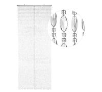 HAB & GUT cortina para puertas Diseño: TWISTER, TRANSPARENTE, 100 x 220 cm