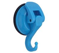 HAB & GUT -FC047V- Gancho con Ventosa Muy Fuerte, Capacidad 4 kg, para baño y Cocina, Azul