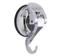 HAB & GUT -FC04CV- Gancho con ventosa muy fuerte, capacidad 4 kg, para baño y cocina, CROMADO