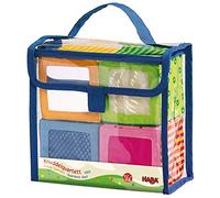 HABA – Cubos de juguete para bebé 1023 – Actividades en tejido – 4 unidades