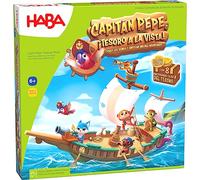 HABA 1307037005 - Capitán Pepe, ¡Tesoro a la Vista!, Juego Infantil de Mesa Legacy cooperativo. Más 6 años