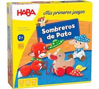HABA 1307050005 - Mis Primeros Juegos - Sombreros de Pato, Juego Infantil de Mesa de Habilidad y clasificación. Más 2 años