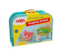 HABA 2011719004 - Mis Primeros Juegos - Hospital Animal, Juego Infantil de Mesa cooperativo y de asignación. Más 2 años