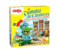 HABA 2011721004 - Tumulto de Caballeros y El Gran Espectáculo de Dragones, Dos Juegos Infantiles de Mesa de Estrategia y Memoria. Más 4 años