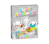 HABA 2011822005 - Fast Factory, Juego Familiar de Mesa de lógica constructiva. Más 8 años