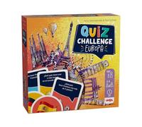 HABA 2012198003 - Quiz Challenge Europa, Juego de Mesa Familiar de preguntasy respuestas. Más 10 años
