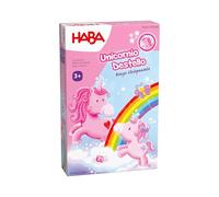 HABA 2012212004 - Unicornio Destello - Bingo Chispeante, Juego Infantil de Mesa de atención. Más 3 años