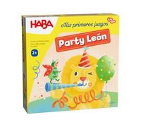 HABA 2012213002 - Mis Primeros Juegos - Party León, Primer Juego Infantil de Mesa de Memoria, de Viaje. Más 2 años