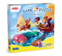 HABA 2012216002 - Game Meets Puzzle - Ocean Twist INT, 2 Juegos Infantiles en 1. Más 6 años