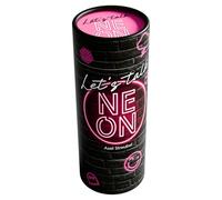 HABA Juego familiar de mesa Let's Talk Neon – Gestos y sonidos tipo party – Rosa – Más 8 años