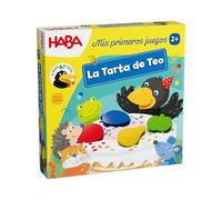 HABA 2013166004 - Mis Primeros Juegos La Tarta de Teo, Juego Infantil de Mesa cooperativo de Movimiento. Más 2 años