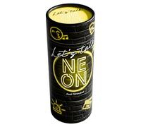 HABA 2013260001 - Let's Talk Neon - Amarillo, Juego Familiar de Mesa de Gestos y Sonidos Tipo Party. Más 8 años