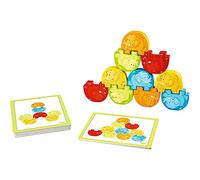 HABA 300145 - Juego de Apilar Tambalefantes, Juego de Madera. Más 2 años