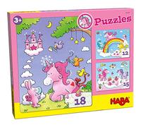 HABA 300299 Puzzles Unicornio Destello Puzle Infantil, Multicolor (300299)