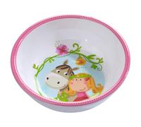 HABA 300384 Vicki & Pirli - Cuenco infantil de melamina con base antideslizante, apto para lavavajillas