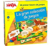 HABA 302243 - Mi Primer Tesoro de Juegos, colección de Juegos Infantiles de Mesa. Más 3 años