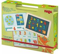 Haba 302589 - Juego Magnético 1, 2, a Contar Bien, Juego en Lata. Más de 3 años