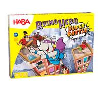 Haba 302808 - Juego de construcción Rhino Hero - Super Battle, a partir de 5 años.