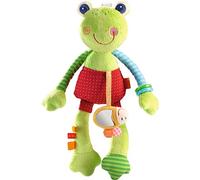 HABA 302836 - Figura de Rana arcoíris | Peluche con Abejas y Muchos Efectos de Juego, Juguete para bebés a Partir de 6 Meses