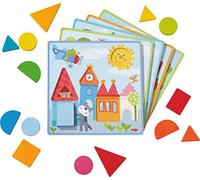 HABA 302949 Matching Game Animal Adventure, Trains Colour and Shape Recognition, 19 Units, Ages 18 Months and up (Made in Germany)