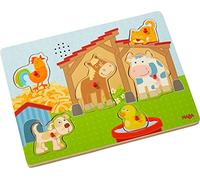HABA 303179 - Puzzle de Agarrar con Sonido En la Granja. Más 2 años