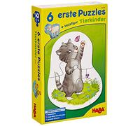 HABA 303309-6 Primeros Puzzles - Crías de Animales, a Partir de 2 años