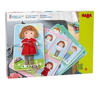 HABA 305165 - Juego de Ensartar ¿Qué me Pongo?, Juego de motricidad. Más 3 años