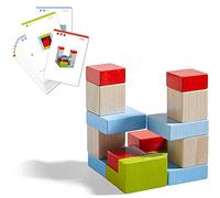 HABA 305455 - Juego de Composición 3D Cuatro por Cuatro, Juego de construcción de Madera. Más 3 años
