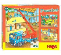 HABA 305469 - Puzzles en Las Obras, a Partir de 4 años
