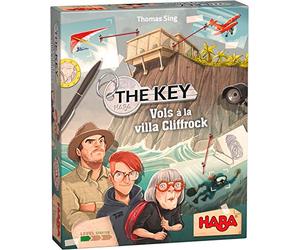 HABA, 305544 The Key-Vuelos a la Villa Cliffrock Mesa Infantil y Familia-Juego de encuesta y Ambiente-Rejugable-Nivel fácil-8 años +, 1 Stück (1er Pack)