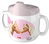 HABA 305696 - Taza para aprender a beber, diseño de caballos, 1 unidad