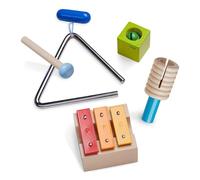 HABA 305922 - Set de Juguetes Sonoros Alegría de Sonidos, Instrumentos Musicales Infantiles. Más 2 años