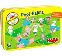 HABA 306038 - Pool-Halma, Juego de Viaje en Lata. Más 5 años