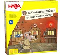 HABA 306117 - ¡Al Comisario Ratónez no se le Escapa Nadie! Juego de Memoria con un Buen Giro. Más 5 años