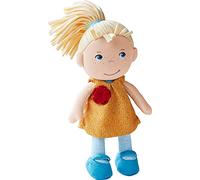 Haba 306205 - Muñeca Joleen de Tela Suave para bebés a Partir de 6 Meses para Jugar, abrazar y consolar y Nacimiento, en Caja de Regalo de