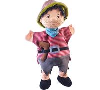 HABA Mano depredador, marioneta a Partir de 1,5 años, Color carbón, 30 cm (306244)