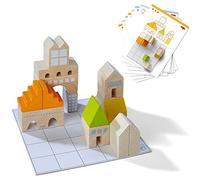 HABA 306313 - Juego de Composición - Arquitectura Lógica, Bloques de construcción de Madera. Más 5 años
