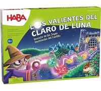 HABA 306486 - Los Valientes del Claro de Luna - Rescate de Las Joyas Hechizadas del Castillo, Juego Infantil de Mesa de acumulación. Más 5 años