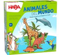 HABA 306565 - Animales del Mundo, Juego Infantil de Mesa de conocimientos. Más 6 años