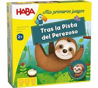 HABA 306603 - Mis Primeros Juegos - Tras la Pista del Perezoso, Juego Infantil de Mesa de Habilidad y asignación. Más 2 años.