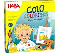 HABA 306674 - Colo Colorines ¿Conoces los Colores?, Juego Infantil de Mesa de acumulación. Más 3 años