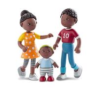 HABA 306696 Little Friends - Juego de Tiempo Familiar, Accesorios para muñecas Flexibles, a Partir de 3 años