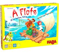 HABA 306702 - A Flote ¡A la balsa, listos, ya!, Juego Infantil de Mesa de Habilidad. Más 6 años