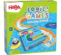 HABA 306827 - Logic! Games - AquaNiloPark, Juego Infantil en Solitario de lógica, autocorrectivo. Más 6 años