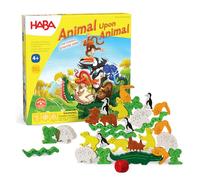 HABA 3678 Animal Upon Animal - Classic Wooden Stacking Game Fun for The Whole Family- English Version (Made in Germany)